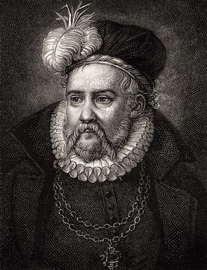 Tycho Brahe, 1546 – 1601, Danish astronomer and writer