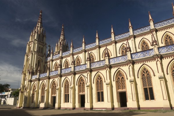 Saint Mary cathedral constructed in 1916, Madurai, Tamil Nadu, India, Asia