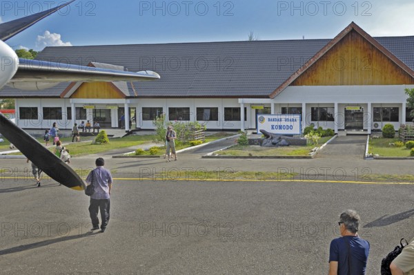 Airport building, arrival in Labuan Bajo, Flores, Indonesia, Asia