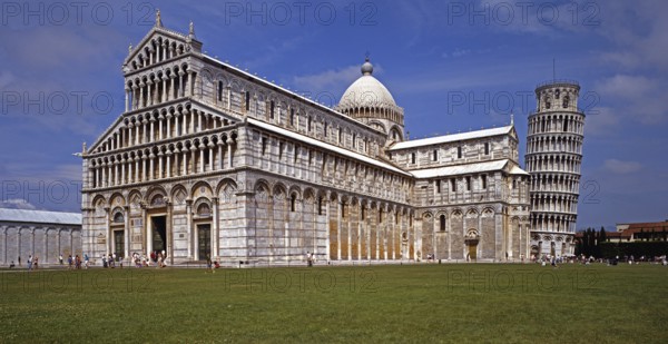 Cathedral, Leaning Tower, Pisa, Tuscany, Italy, Europe