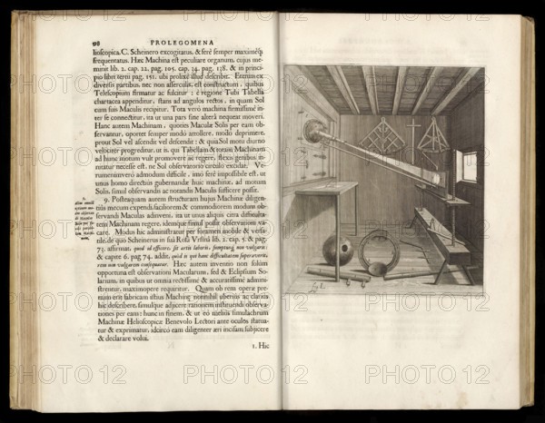Selenographia, description of the moon, book by Johannes Hevelius, 1647