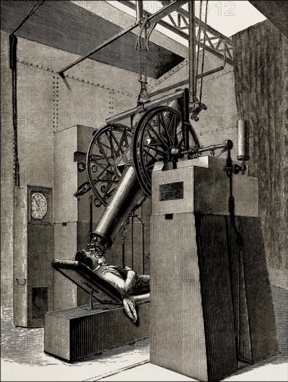 The great reflecting telescope, Paris observatory, 1885