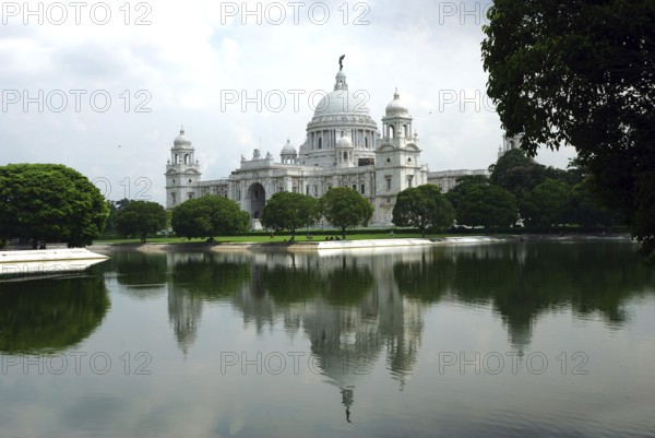 Victoria memorial built between 1906 and 1921, Calcutta, West Bengal, India, Asia