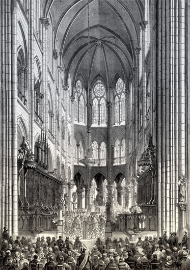 Christmas Eve liturgy at Notre-Dame de Paris, after the restoration in 19th century