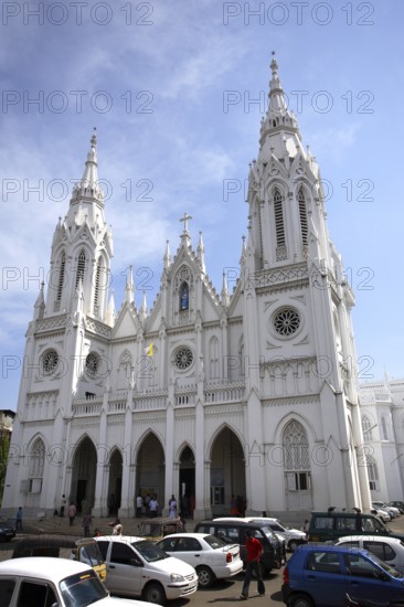 Basilica of Our Lady of Dolours with three tower front tower 146 ft high and rear Bible tower 260