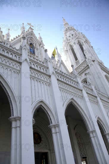 Basilica of Our Lady of Dolours with three tower front tower 146 ft high and rear Bible tower 260