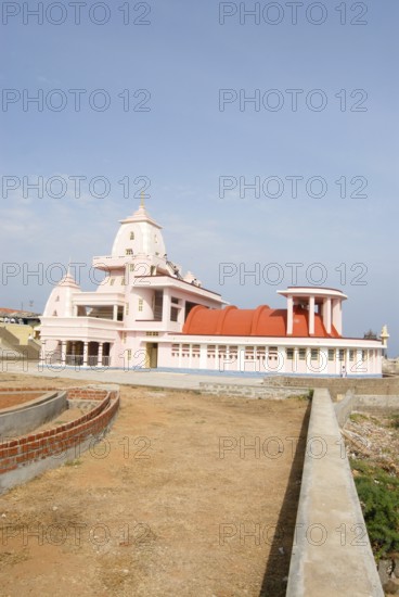 Gandhi Memorial established in 1956 (height 79 feet), Kanyakumari, Tamil Nadu, India, Asia