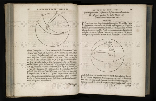 Tychonis Brahe De mundi aetherei recentioribus phaenomenis liber secundus, by Tycho Brahe,