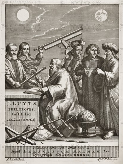 Titel page of J. Luyts, Astronomica institutio, 1692