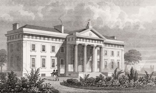 The New Caledonian Asylum, London, illustration by Th. H. Shepherd, 1828