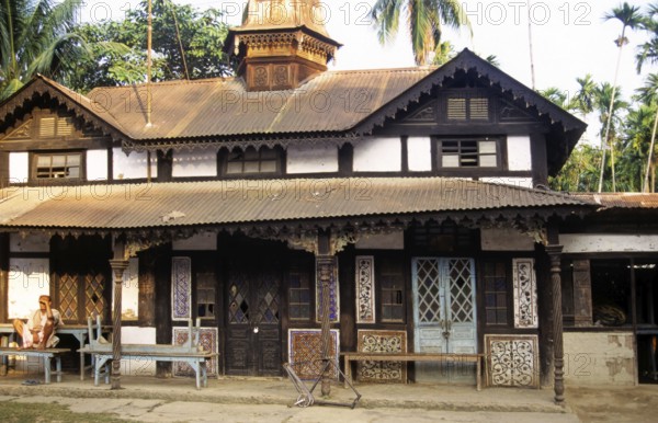 House built in 1983, Guwahati, Assam, India, Asia