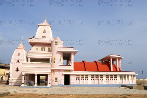 Gandhi Memorial established in 1956 (height 79 feet), Kanyakumari, Tamil Nadu, India, Asia