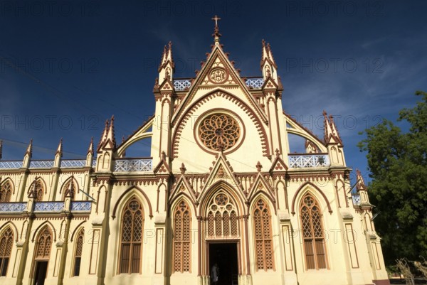 Saint Mary cathedral constructed in 1916, Madurai, Tamil Nadu, India, Asia