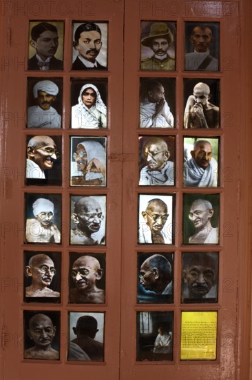 Photographs of Mahatma Gandhi with wife Kasturba Gandhi at Satyagraha Ashram founded in 25-May-1915