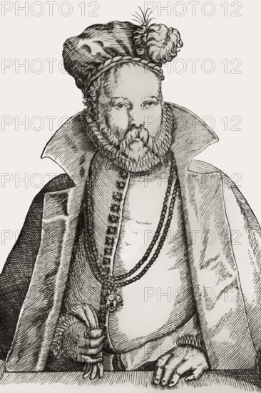 Tycho Brahe, 1546 – 1601, Danish astronomer and writer