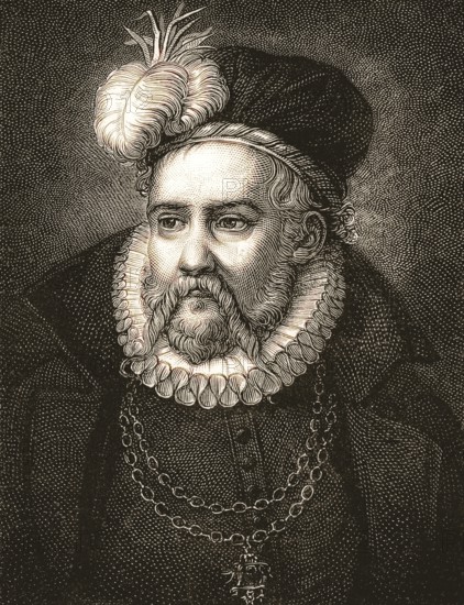 Tycho Brahe, 1546 – 1601, Danish astronomer and writer