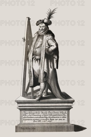 Tycho Brahe, 1546 – 1601, Danish astronomer and writer