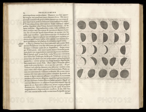 Selenographia, description of the moon, book by Johannes Hevelius, 1647