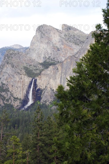 Bridal Veil falls, World Heritage Site 1984, Yosemite National park, California, USA United States