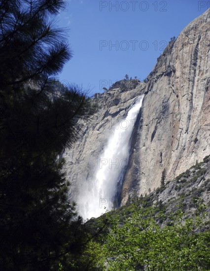 Waterfall, World Heritage Site 1984, Yosemite National park, California, USA United States of