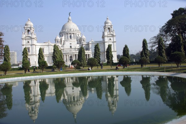 Victoria memorial built between 1906 and 1921, Calcutta, West Bengal, India, Asia