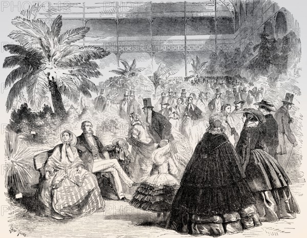 Horticultural exhibition, Palais de l'Industrie, Paris, France, 1857, Europe
