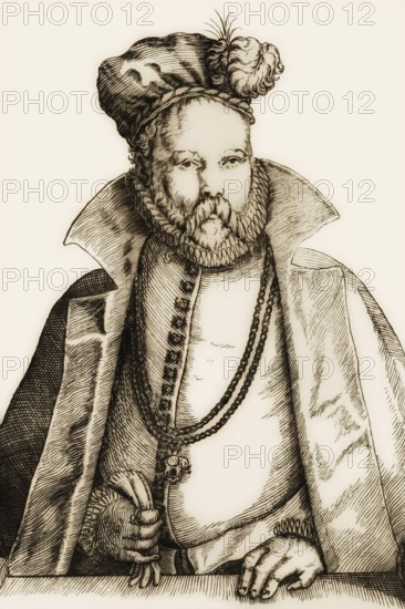 Tycho Brahe, 1546 – 1601, Danish astronomer and writer