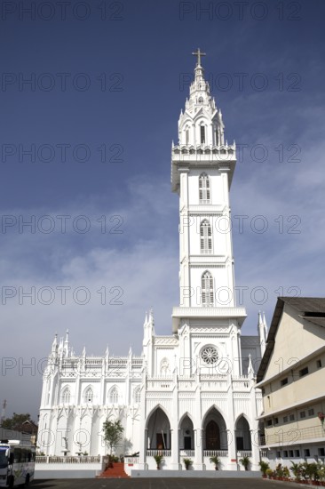 Basilica of Our Lady of Dolours with three tower front tower 146 ft high and rear Bible tower 260