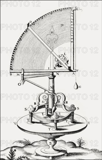 Instrument for the Restoration of Astronomy, Tycho Brahe, 1546-1601, Danish astronomer