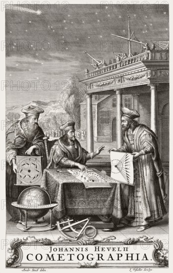 Johannis Hevelii Cometographia, by Johannes Hevelius, 1668