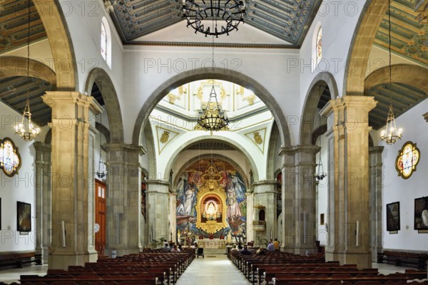 Interior view of the Basilica de Nuestra Senora de Candelaria, pilgrimage church, Candelaria,