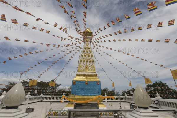 Chedi Prah Borommathat Wat Khao Sanam Chai, Hua Hin, khiri Khan, Hua Hin, Thailand, Asia