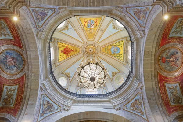 Bom Jesus do Monte church interior, Braga, Minho Province, Portugal, Europe