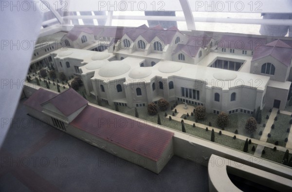 Scale replica of the Antonine Baths of Antoninus Pius, in Carthage, Tunis, Tunisia, 1998, Africa