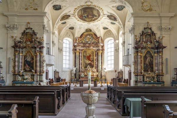 The Roman Catholic parish church of St Peter in Endingen am Kaiserstuhl, Baden-Württemberg,