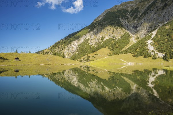 Unterer Gaisalpsee, Allgäu Alps, Allgaeu, Bavaria, Germany, Europe
