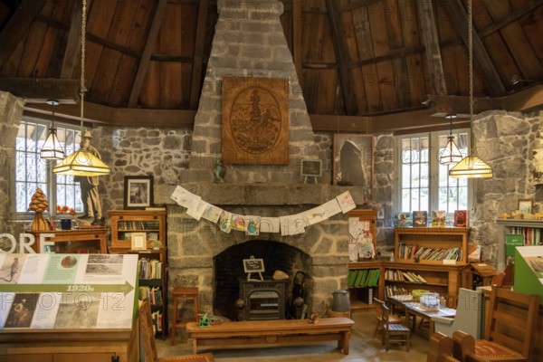 Yosemite National Park, California - The Yosemite Conservation Heritage Center, built by the Sierra