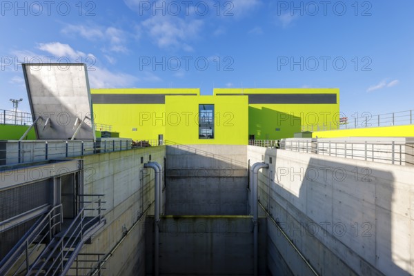 Oberhausen, Ruhr area, North Rhine-Westphalia, Germany - Emscher conversion, new Emscher AKE sewer,