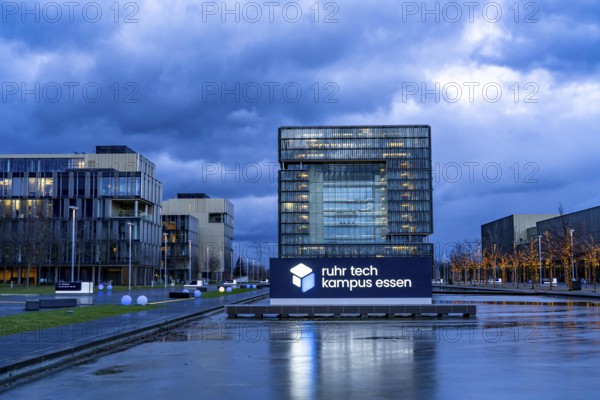 The Ruhr Tech Campus Essen, formerly the Thyssenkrupp Campus, headquarters of Thyssenkrupp,