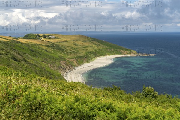 Vault Beach near Gorran Haven, Saint Austell, Cornwall, England, Great Britain