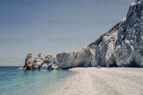 Greek island Skiathos with the beautiful beach called Lalaria, Greece, Europe