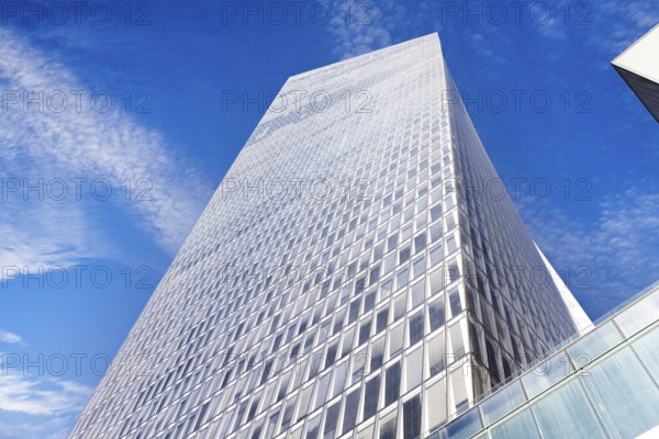 Israel, Tel Aviv financial business district skyline with shopping malls and high tech offices.,