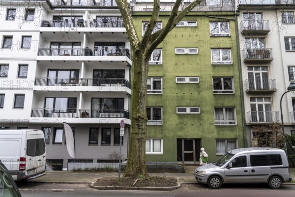 Residential buildings, rental flats, condominiums in the city centre, Düsseldorf-Düsseltal, older