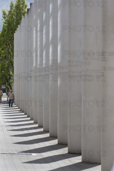 Street of Human Rights, the artwork created by the Israeli artist Dani Karavan in 2013,