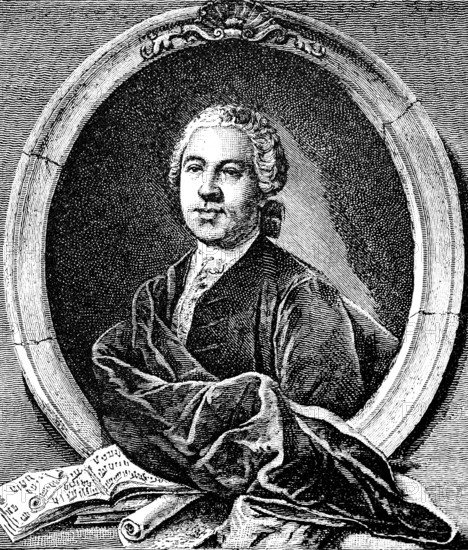 Johann Adolf Hasse (1699-1783), famous composer of operas, active in Venice, chief conductor in