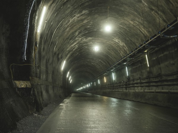 Tunnel section in construction lot H41, Brenner Base Tunnel, Zenzendorf, Tyrol, Austria, Europe