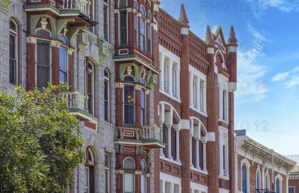 USA, San Diego Gaslamp quarter in historic neighborhood known for restaurants and nightlife., North