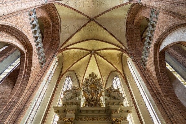 Church lid of the Havelberg Cathedral of St Mary, Havelberg, Saxony-Anhalt, Germany, Europe