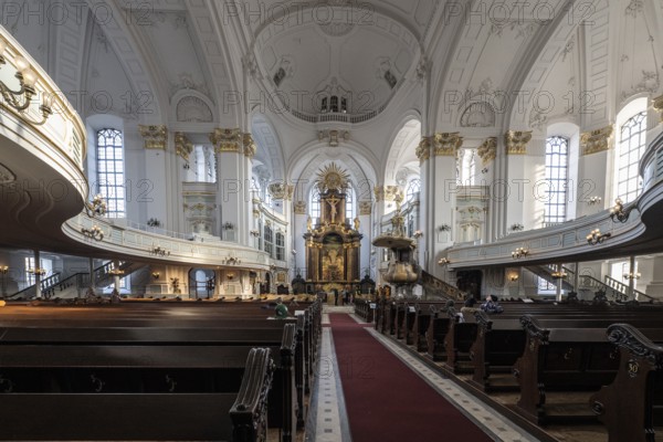 St Michael's Church, Hamburger Michel, Hamburg, Germany, Europe