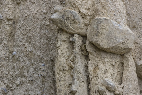 Earth pyramids located in Platten in the municipality of Percha, near Bruneck in South Tyrol,